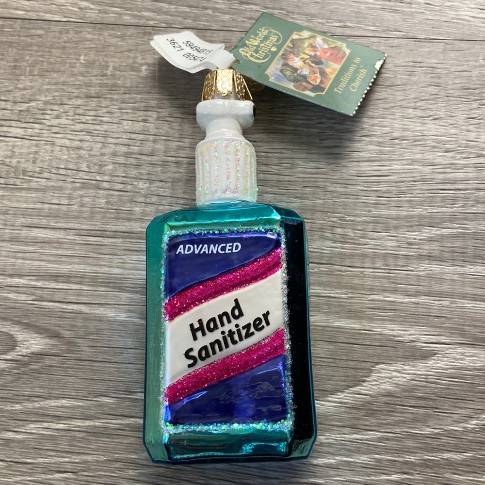 NWT Anthropologie Hand Sanitizer Ornament